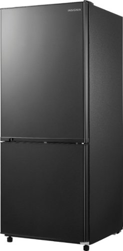  Insignia™ - 10.2 Cu. Ft. Bottom-Freezer Refrigerator - Black