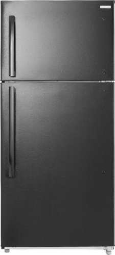 Insignia™ - 18.1 Cu. Ft. Top-Freezer Refrigerator - Black