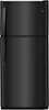 Frigidaire - 20.4 Cu. Ft. Top-Freezer Refrigerator - Black-Front_Standard