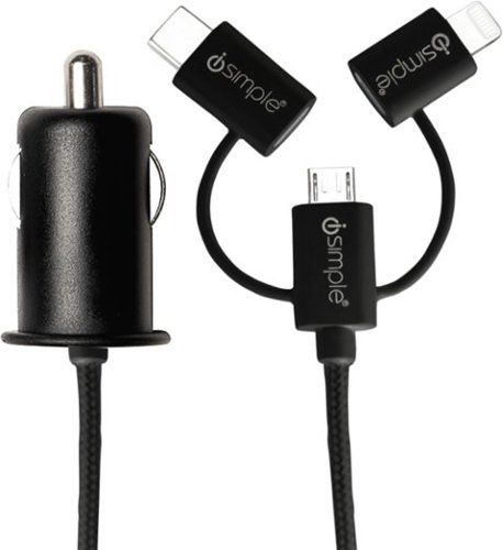  iSimple - Car Power Adapter - Black