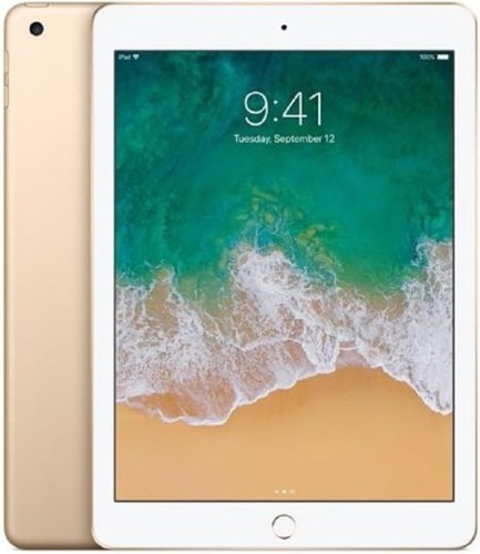 Apple - Refurbished Excellent - iPad (5th Gen) - 128GB - Wi‑Fi - Gold-Front_Standard 