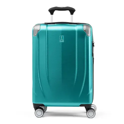 Front. Travelpro - Pathways 3 Hardside Expandable 21" Carry On Spinner - Kayak Teal.