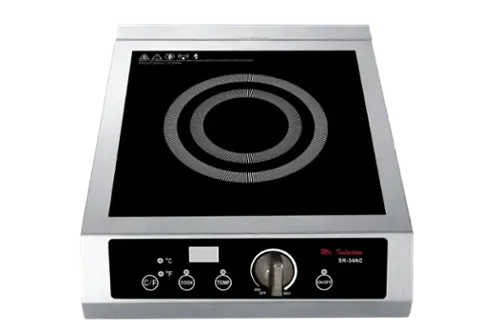 - No
- Noth pe
- d marking
- C Mr. Induction SR-34AC
- C/F
- COOK
- TEMP
- MIN OFF MAX ON/OFF