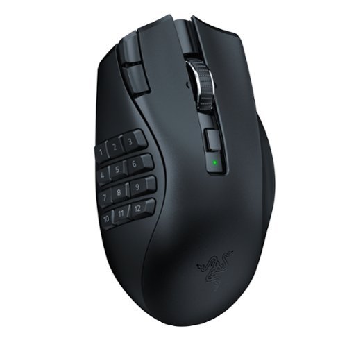 Razer Naga V2 HyperSpeed MMO Optical Gaming Mouse with 19 Programmable Buttons - Wireless - Black HOW TO BUY