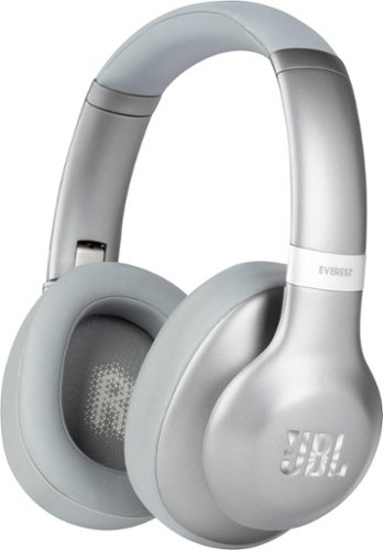  JBL - Everest 710 Wireless Over-the-Ear Headphones - Mountain Silver