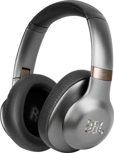  JBL - Everest Elite 750NC Wireless Over-the-Ear Noise Cancelling Headphones - Gunmetal