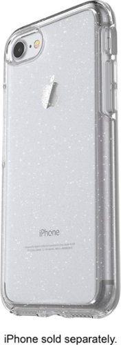OtterBox - Symmetry Series Case for Apple® iPhone® 7 - Clear/silver flake-Front_Standard 