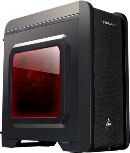 CybertronPC - Palladium Desktop - Intel Core i5-7400 - 8GB Memory - NVIDIA GeForce GTX 1050 Ti - 1TB HDD - Black-Angle_Standard 