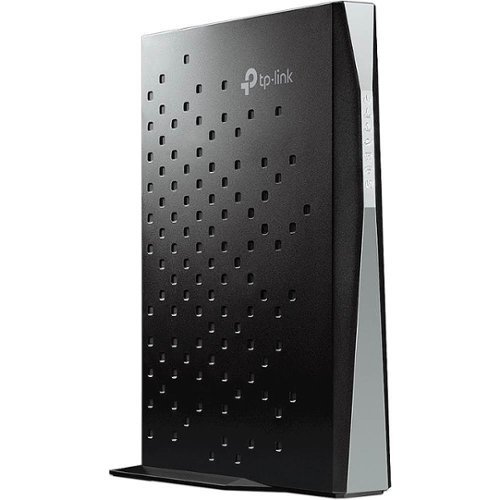  TP-Link - AC1200 Dual-Band Wireless-AC Router with DOCSIS 3.0 Cable Modem - Black