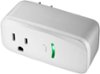 Insignia™ - Wi-Fi Smart Plug with Power Metering capability - White-Front_Standard