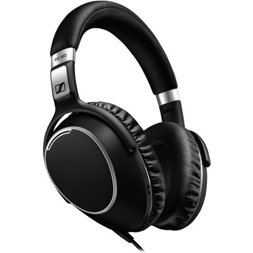 Sennheiser - PXC 480 Wired Over-the-Ear Noise Cancelling Headphones - Black-Front_Standard 