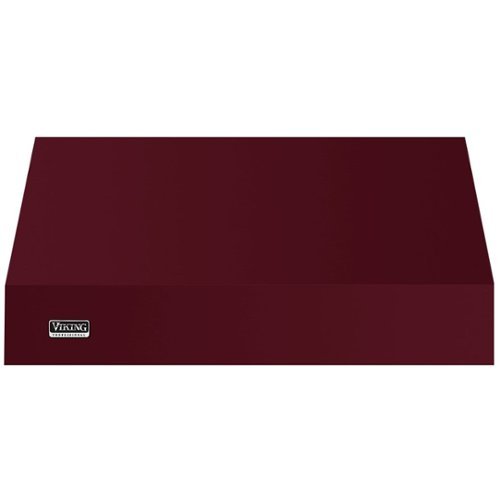 Viking - 36 inches - Wall Range Hood - Burgundy-Front_Standard 