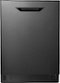 Insignia™ - 24" Top Control Built-In Dishwasher - Black stainless steel-Front_Standard