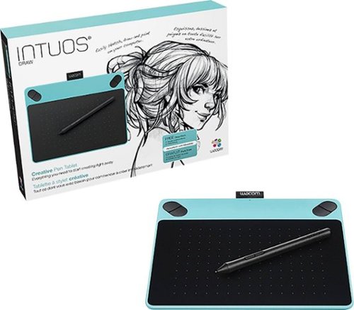 Customer Reviews: Wacom Intuos Draw Small Pen Tablet Mint Blue Ctl490Db -  Best Buy