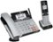 AT&T - TL86103 DECT 6.0 2-Line Expandable Corded/Cordless Phone with Bluetooth Connect to Cell and Answering System - Silver/Black-Angle_Standard 