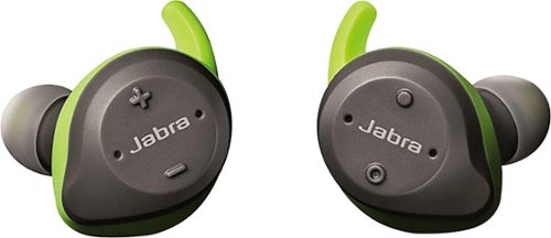  Jabra - Elite Sport True Wireless Earbud Headphones - Lime Green / Gray