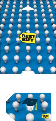Best Buy® - $50 Graduation Light Bulb Gift Card-Front_Standard 
