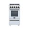 Forno Appliances - 24 in. Wide 4 burner Lamazze 2.05 Cu. Ft. Freestanding Gas Range - White-Front_Standard