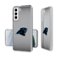 Keyscaper - NFL - Carolina Panthers Linen Logo Galaxy Clear Case - S24 - Multicolor-Front_Standard