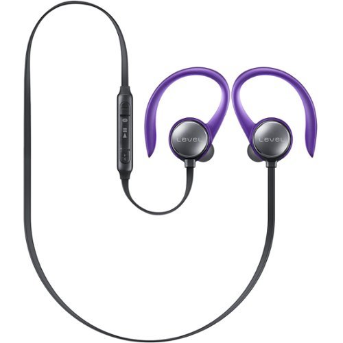  Samsung - Level Active Wireless In-Ear Headphones - Purple