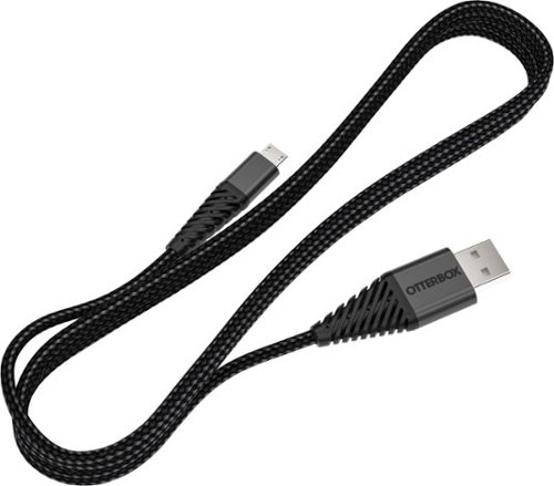  OtterBox - 10' USB Type A-to-Micro USB Charge-and-Sync Cable - Black