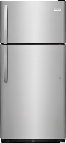  Frigidaire - 18 Cu. Ft. Top-Freezer Refrigerator - Stainless Steel