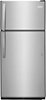 Frigidaire - 18 Cu. Ft. Top-Freezer Refrigerator - Stainless steel-Front_Standard