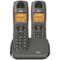 RCA - RCA-2161-2BKGA DECT 6.0 Expandable Cordless Phone System - Gloss Black-Angle_Standard