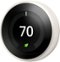 Google - Nest Learning Smart Wifi Thermostat - White-Front_Standard