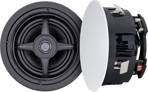 Sonance - MAG6R - Mag Series 6-1/2" 2-Way In-Ceiling Speakers (Pair) - Paintable White
