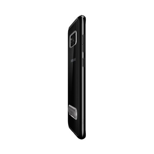Spigen - Ultra Hybrid Series Case for Samsung Galaxy S8 - Jet black-Front_Standard 
