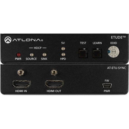 Atlona - Etude™ Sync EDID Emulator for 4K HDR HDMI Signals