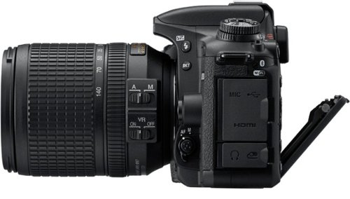 Nikon D7500 DSLR 4K Video Camera with AF-S DX NIKKOR 18-140mm f/3.5-5.6G ED VR lens - Black SHOP ONLINE