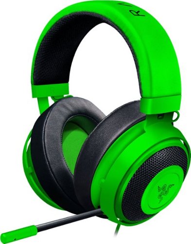  Razer - Kraken Pro V2 Wired Stereo Gaming Headset for PC, Mac, Xbox One, PS4, Mobile Devices - Green