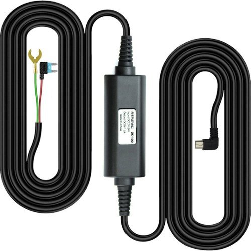  Smart Hardwire Kit Mini-USB Port for Rexing V1P Gen 3, V1P Pro, V1 Max, V1P Max Dash Cam - Black