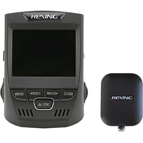 Rexing V1G 1080p Dash Cam with GPS Logger - Black WORLDWIDE DELIVERY