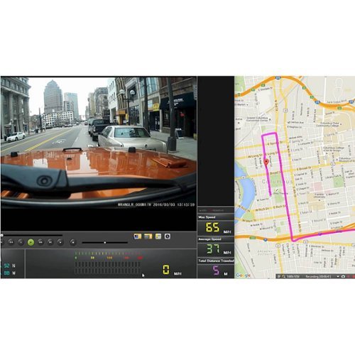 Rexing V1G 1080p Dash Cam with GPS Logger - Black GLOBAL SHIPPING