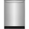 Frigidaire - 24" Top Control Built-In Dishwasher, 54dba - Stainless Steel-Front_Standard