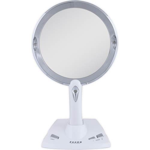 Zadro - LED Lighted Power Zoom Vanity Mirror - Pure White-Angle_Standard 