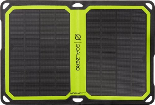  Goal Zero - Nomad 7 Plus Solar Panel - Black with Green Accent