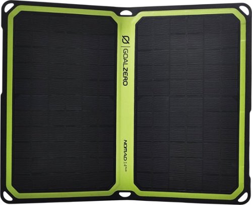  Goal Zero - Nomad 14 Plus Solar Panel - Black with Green Accent