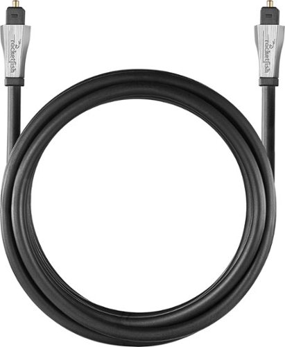 Rocketfish™ 8' Toslink Optical Audio Cable - Black GLOBAL SHIPPING