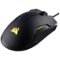 CORSAIR - GLAIVE Wired Optical Gaming Mouse with RGB Lighting - Black-Front_Standard