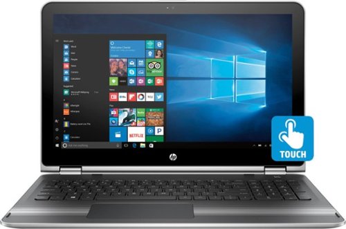  HP - 2-in-1 15.6&quot; Touch-Screen Laptop - Intel Core i3 - 8GB Memory - 1TB Hard Drive - Natural silver and ash silver