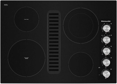 KitchenAid - 30" Electric Cooktop - Black