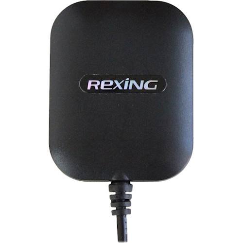 GPS Logger for Rexing Dash Cam - Black-Front_Standard 