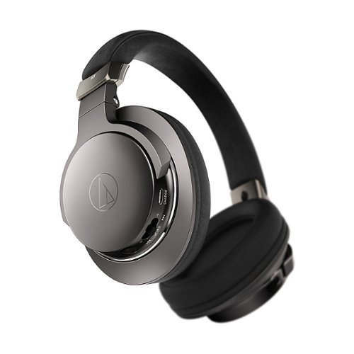  Audio-Technica - ATH SR6BT Wireless Over-the-Ear Headphones - Black