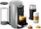 Nespresso - VertuoPlus Deluxe Bundle by Breville with Aeroccino3 - Silver-Front_Standard