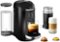 Nespresso - VertuoPlus Deluxe Black Bundle by Breville with Aeroccino3 - Piano Black-Front_Standard