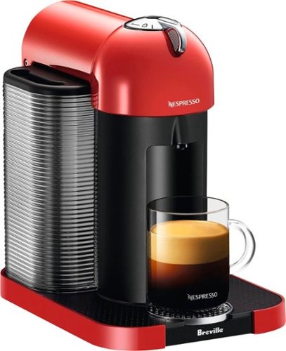 Nespresso - Vertuo Coffee Maker and Espresso Machine by Breville - Red-Front_Standard 